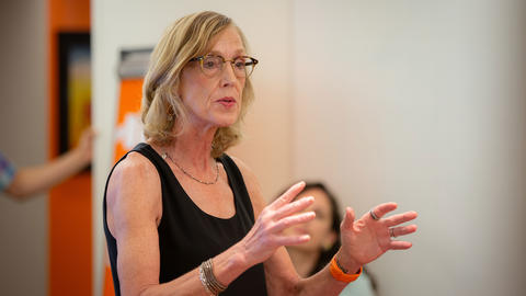 Professor Goldie at the GSOC workshop.