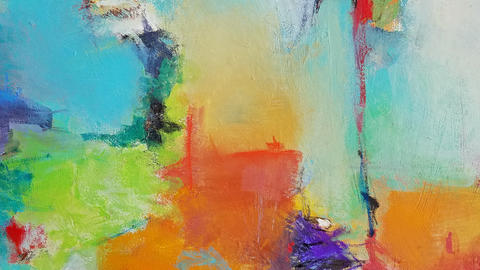 Textured colorful abstract painting.