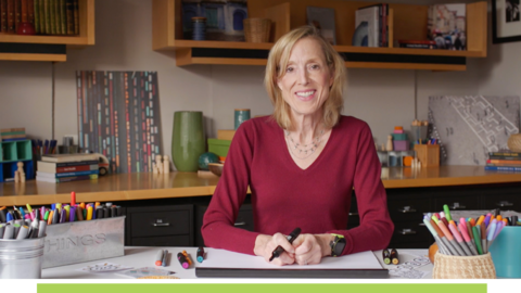 Sue J. Goldie in GHELI studio.