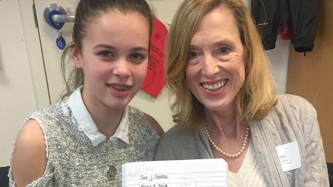 Gabrielle Veloza and Sue J. Goldie.