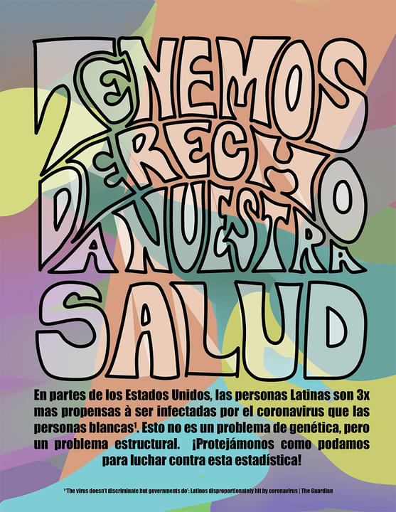 Poster: Tenemos Derecho Anuestra Salud.