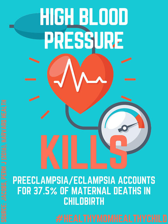 Poster with text High Blood Pressure Kills.