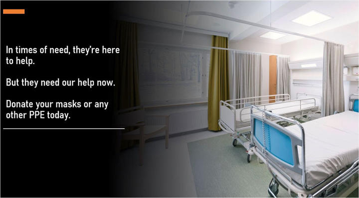 Hospital beds.