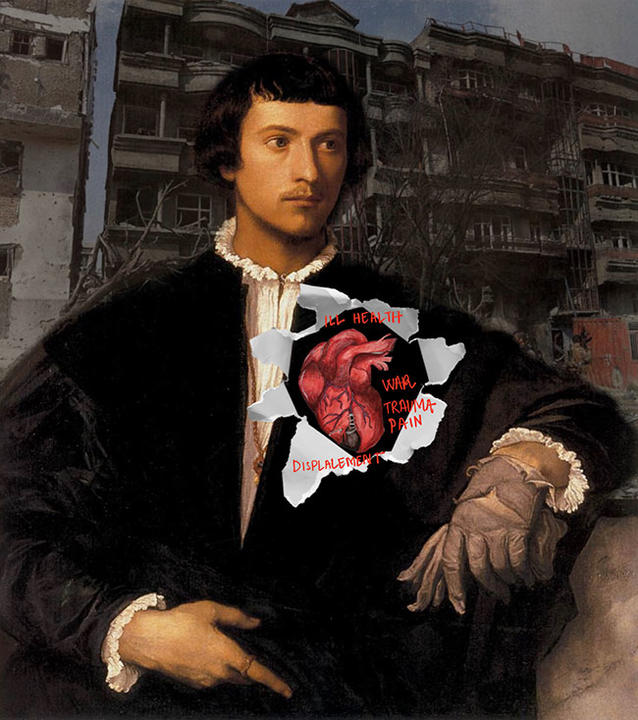 Poster using the 1520 painting by Titian, 