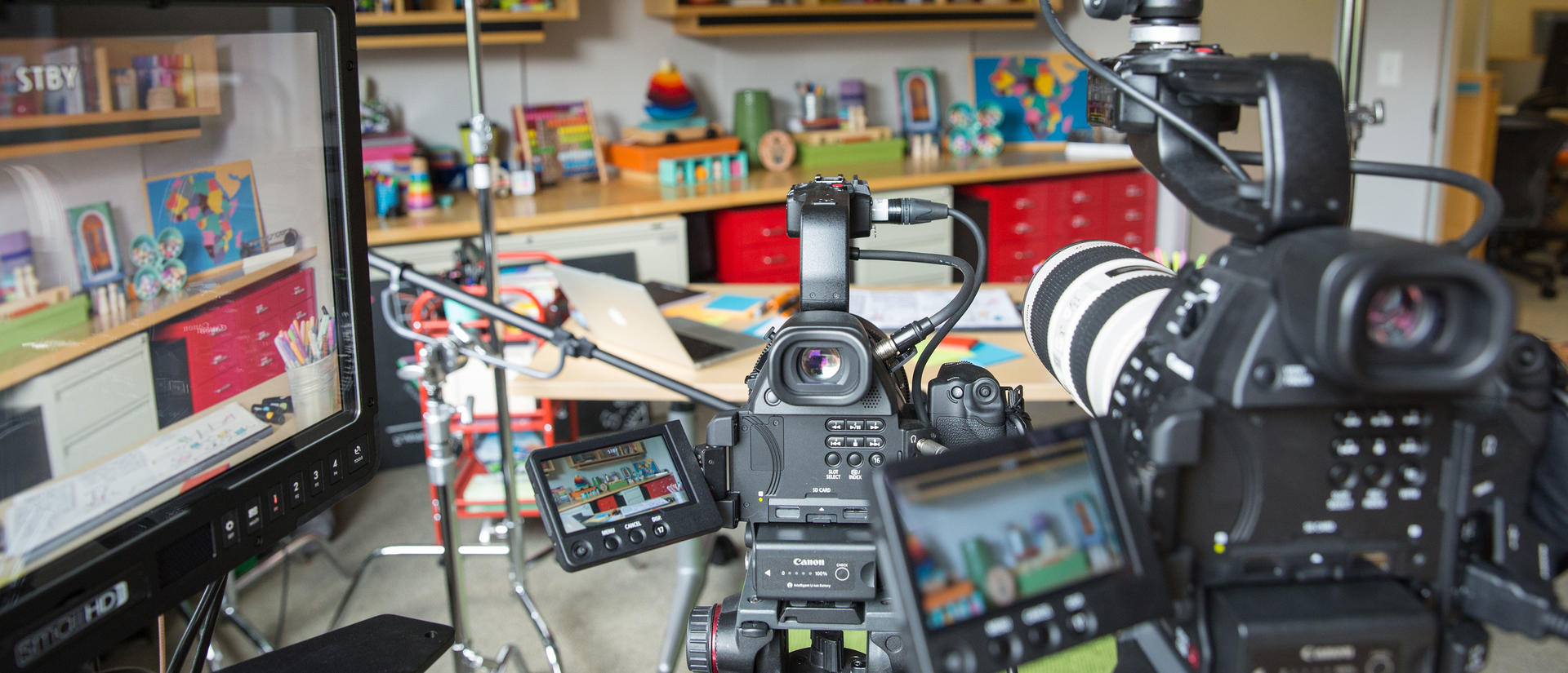 GHELI studio equipment.